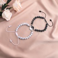 Fashion Tai Chi Yin Yang Frosted Beaded Simple Braceletpicture12